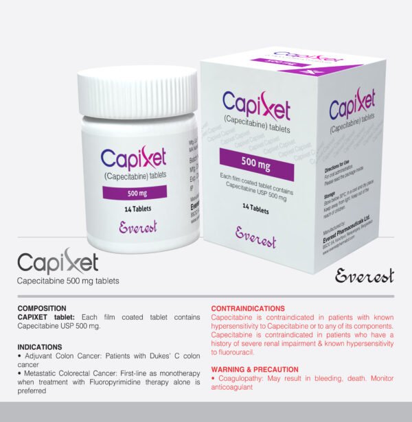 Capecitabine 500 mg (Xeloda)