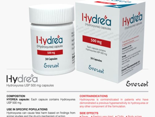 Hydroxyurea USP 500 mg (Droxia)