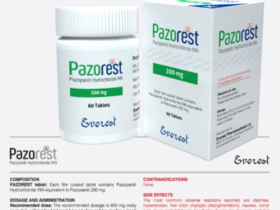 Pazopanib 200 mg (Votrient)