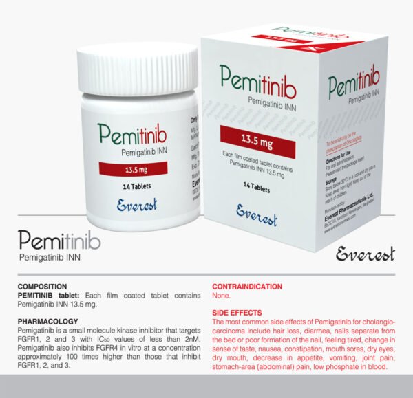 Pemigatinib 13.5 mg (Pemazyre)
